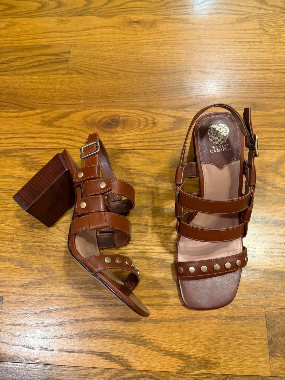 Vince Camuto CILDIA NIB Block Heel Sandal Size 8.5